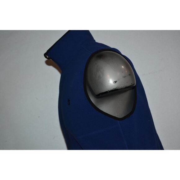 29838 IZOD Golf Jacket Vest Fleece Athletic Blue Polyester Size Small Mens - Picture 7 of 8